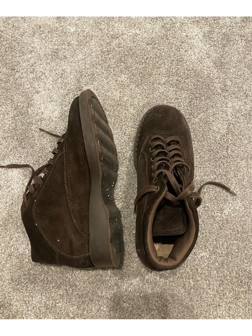 Italian Shoemakers Dark Brown Suede Chukka Boots